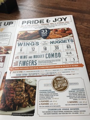 Menu photo 6 Wild Wing Cafe Powell, TN