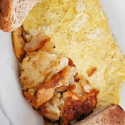 Evergreen Dairy Bar - Cheese omelette