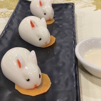 Peony Seafood Restaurant - Coconut Bunnies (椰汁小白兔) (3pcs) - Dim Sum Near Me - Oakland, California Peony Seafood Restaurant - Coconut Bunnies (椰汁小白兔) (3pcs) - Dim Sum Near Me - Oakland, California
