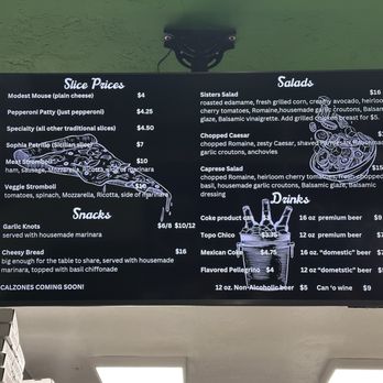 Little Sisters Pizza - Menu - Pizza Near Me - San Diego, California Little Sisters Pizza - Menu - Pizza Near Me - San Diego, California