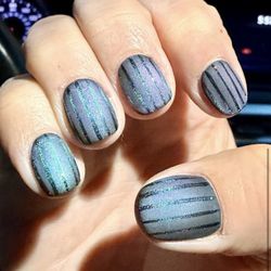 Modern Nails & Spa - Ribbed glass nails by Steven
