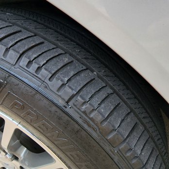 Tom Peacock Cadillac - This is the tire that was on it when I bought the car approximately 30k ago. - Auto Repair Near Me - Houston, Texas Tom Peacock Cadillac - This is the tire that was on it when I bought the car approximately 30k ago. - Auto Repair Near Me - Houston, Texas