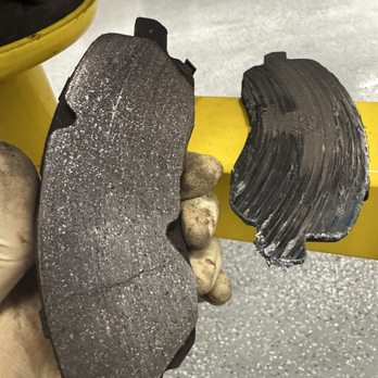 John’s Auto Care - Defective brake caliper causing uneven brake pad wear. - Auto Repair Near Me - Lorton, Virginia