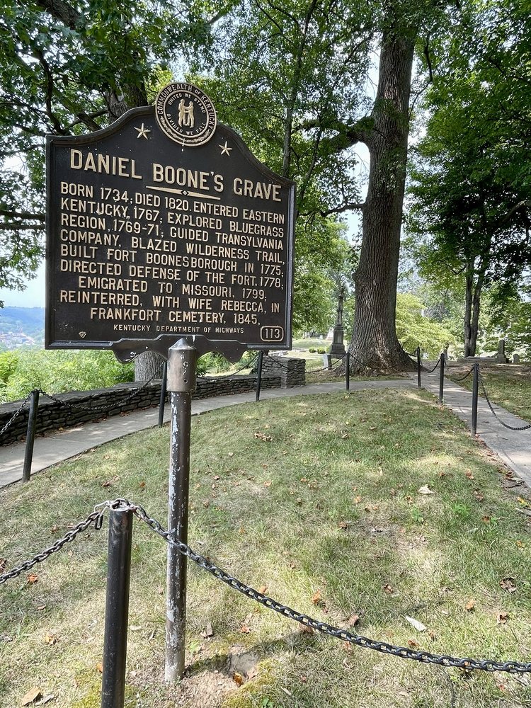 Daniel Boone's Grave Historical Marker