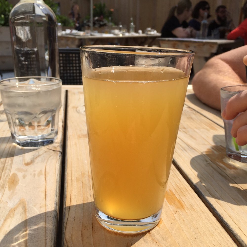 Kaiser Tiger - Right Bee Cider on the patio - New American Near Me - Chicago, Illinois Kaiser Tiger - Right Bee Cider on the patio - New American Near Me - Chicago, Illinois