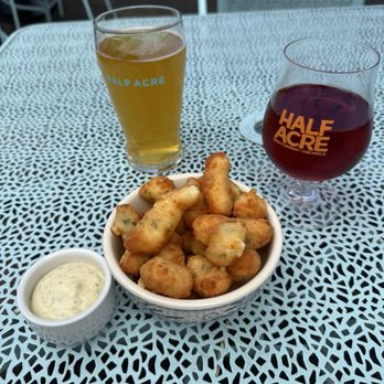 Half Acre Beer - Fried Cheese Curds - Breweries Near Me - Chicago, Illinois