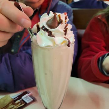 Lamy's Diner - Chocolate milkshake - Diners Near Me - Dearborn, Michigan
