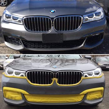 Drumond Auto Body - 2016 BMW 750i Front Bumper Repair - Body Shops Near Me - Framingham, Massachusetts