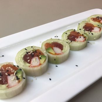 Tai Pan Restaurant - Naruto Roll - this has a cucumber wrap instead of rice or Norii. Very refreshing! - Sushi Bars Near Me - Waterford Township, Michigan Tai Pan Restaurant - Naruto Roll - this has a cucumber wrap instead of rice or Norii. Very refreshing! - Sushi Bars Near Me - Waterford Township, Michigan