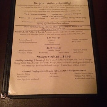Arthur's - Burger Madness! - Burgers Near Me - Cincinnati, Ohio