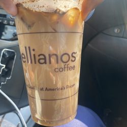 Elliano's - Carmella iced with espresso shots.