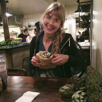 Miznon - Chicken salad in soft airy fresh pita bread - Middle Eastern Near Me - Paris, 75 Miznon - Chicken salad in soft airy fresh pita bread - Middle Eastern Near Me - Paris, 75
