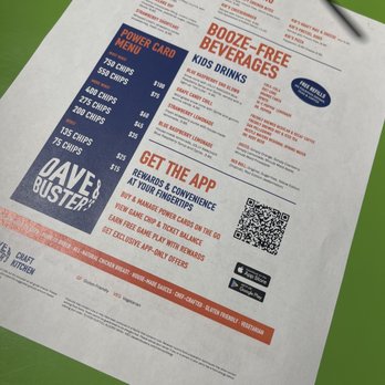 Dave & Buster's El Paso - Menu - Arcades Near Me - El Paso, Texas