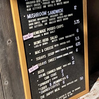 Dad's Luncheonette - Menu - New American Near Me - Half Moon Bay, California