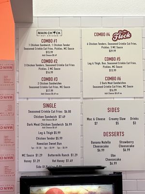 Menu photo 2 Main Chick Hot Chicken San Diego, CA