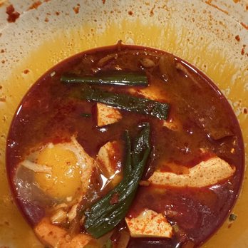 Daon Korean Cuisine - They put the raw egg in the soup and it is not even cooked. - Korean Near Me - Union City, New Jersey Daon Korean Cuisine - They put the raw egg in the soup and it is not even cooked. - Korean Near Me - Union City, New Jersey