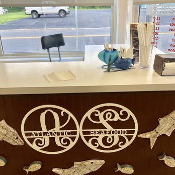 Atlantic Seafood - the front desk of the restaurant - Salad Near Me - Baldwinsville, New York