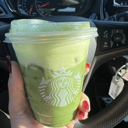 Matcha latte cold