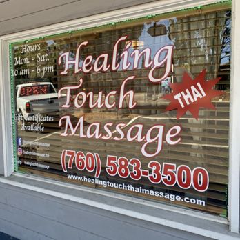 Healing Touch Thai Massage - Front window - Massage Near Me - Fallbrook, California