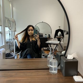 Annie Sipaseuth - covid precautions A+ and this is my journey going from from long dry brassy with healthy virgin hair on top to short dark chocolate balayage - Hair Stylists Near Me Annie Sipaseuth - covid precautions A+ and this is my journey going from from long dry brassy with healthy virgin hair on top to short dark chocolate balayage - Hair Stylists Near Me