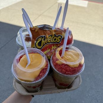 La Michoacana Plus - Elote & hot Cheetos with nacho cheese - Ice Cream & Frozen Yogurt Near Me - Sparks, Nevada