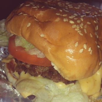 Five Guys - Bacon cheeseburger,  yum! - Fast Food Near Me - Canton, Massachusetts