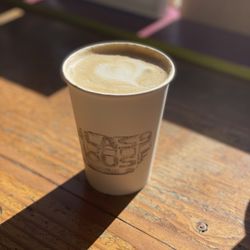 Glass House Coffee Bar - Breve was perfect temp and consistency