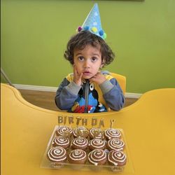 Busy Little Bee - Our boys second birthday at school.