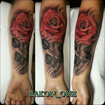 Restless Valley Ink - Rose done by Joey aka bakon - Tattoo Near Me - Merced, California