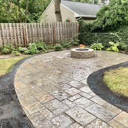 Homestead Nursery At Galloway - Outdoor fire pit and walkway