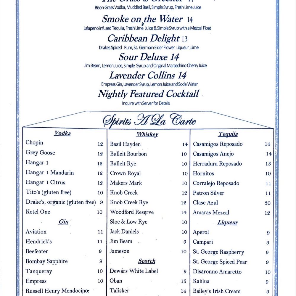 Flow Restaurant and Lounge - Menu - Lounges Near Me - Mendocino, California Flow Restaurant and Lounge - Menu - Lounges Near Me - Mendocino, California