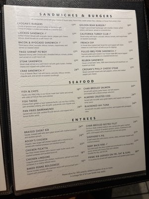 Menu photo 2 Crogan's Montclair Oakland, CA Menu photo 2 Crogan's Montclair Oakland, CA
