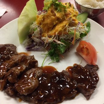 Foo Foo Tei - Beef teriyaki plate $12 - Tapas/Small Plates Near Me - Hacienda Heights, California