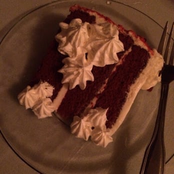 Rebecca's At the Lodge - yummy red velvet cake for desert! - Resorts Near Me - Cloudcroft, New Mexico