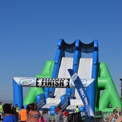 Insane Inflatable 5k - You go to one end, U turn and finish near where you started