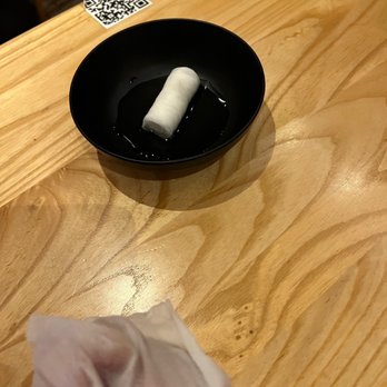DOMU - Hot towel you get once you get your table! - Ramen Near Me - Orlando, Florida DOMU - Hot towel you get once you get your table! - Ramen Near Me - Orlando, Florida