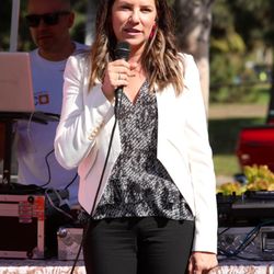 Inglewood Imaging Center - Cancer Survivor Candice W. gave an amazing personal testimony to the large audience.