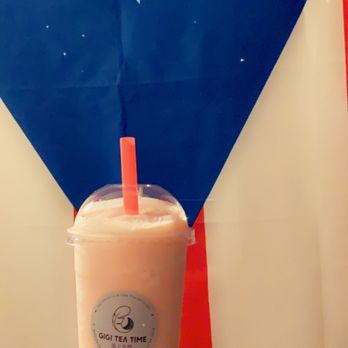 Gigi Tea Time - Strawberry w/ yogurt smoothie - Bubble Tea Near Me - Richmond, Virginia Gigi Tea Time - Strawberry w/ yogurt smoothie - Bubble Tea Near Me - Richmond, Virginia