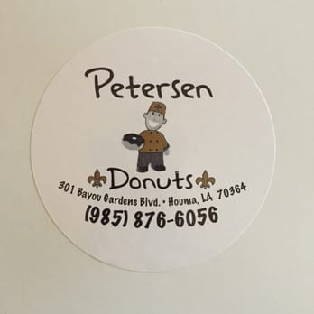 Petersen Donuts And Bakery - a sticker for a donut shop - Bakeries Near Me - Houma, Louisiana Petersen Donuts And Bakery - a sticker for a donut shop - Bakeries Near Me - Houma, Louisiana