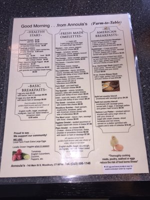 Menu photo 8 Annoulas Taverna Woodbury, CT