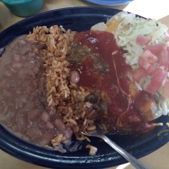 Garcia's Kitchen - The Original - Chicken enchiladas plate - New Mexican Cuisine Near Me - Albuquerque, New Mexico