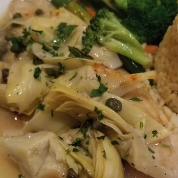Sal D's - Bronzino and Arttichokes in a Piccata sauce - Italian Near Me - Huntington, New York Sal D's - Bronzino and Arttichokes in a Piccata sauce - Italian Near Me - Huntington, New York