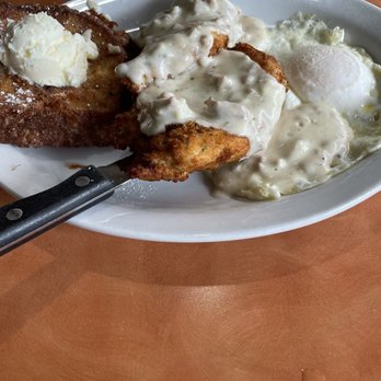 Original Breakfast House - Chicken fried chicken with French toast and eggs - Breakfast & Brunch Near Me - Phoenix, Arizona Original Breakfast House - Chicken fried chicken with French toast and eggs - Breakfast & Brunch Near Me - Phoenix, Arizona