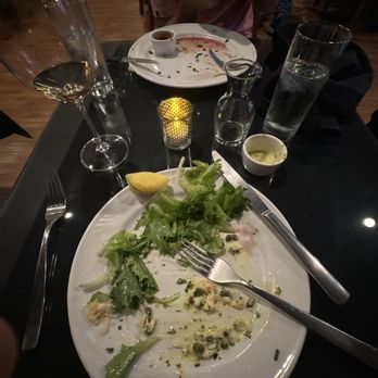 Valeria  - What's left of 3 delicious crab cakes ! - Pizza Near Me - Boerne, Texas