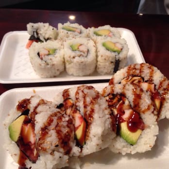 Ikkyu - Look at the size of their house special roll called Ikkyu roll compared to normal California rolls. - Ramen Near Me - Tucson, Arizona Ikkyu - Look at the size of their house special roll called Ikkyu roll compared to normal California rolls. - Ramen Near Me - Tucson, Arizona