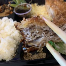 7-layer Tonkatsu so good! 7-layer Tonkatsu so good!