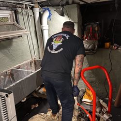 Drainiacs Plumbing and Heating - Clearing a 4 inch sewer main