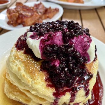 Mildred's Temple Kitchen - Mrs. Biederhof's Blueberry Buttermilk Pancakes - Breakfast & Brunch Near Me - Toronto, Ontario Mildred's Temple Kitchen - Mrs. Biederhof's Blueberry Buttermilk Pancakes - Breakfast & Brunch Near Me - Toronto, Ontario