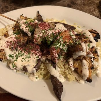 Petra Bistro - Kabob Combo - Mediterranean Near Me - Seattle, Washington