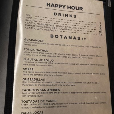 Menu photo 7 Fonda Tribeca New York, NY